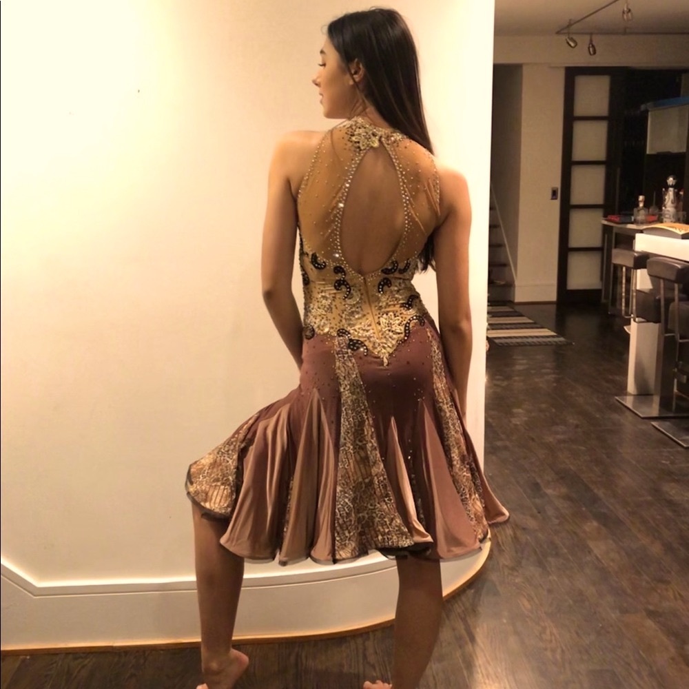 Competition ballroom short dress